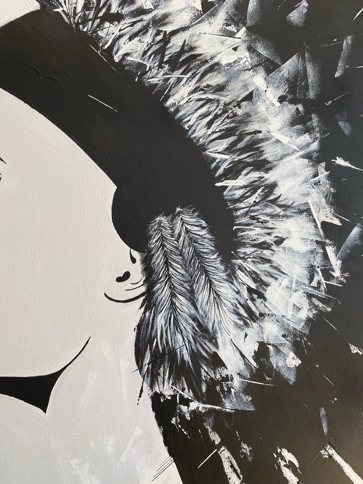 "Headdress" Canvas
